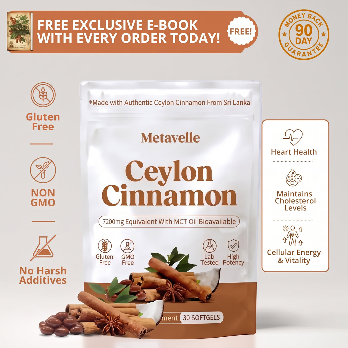 Metavelle Ceylon Cinnamon