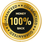 100% money back guaranteed